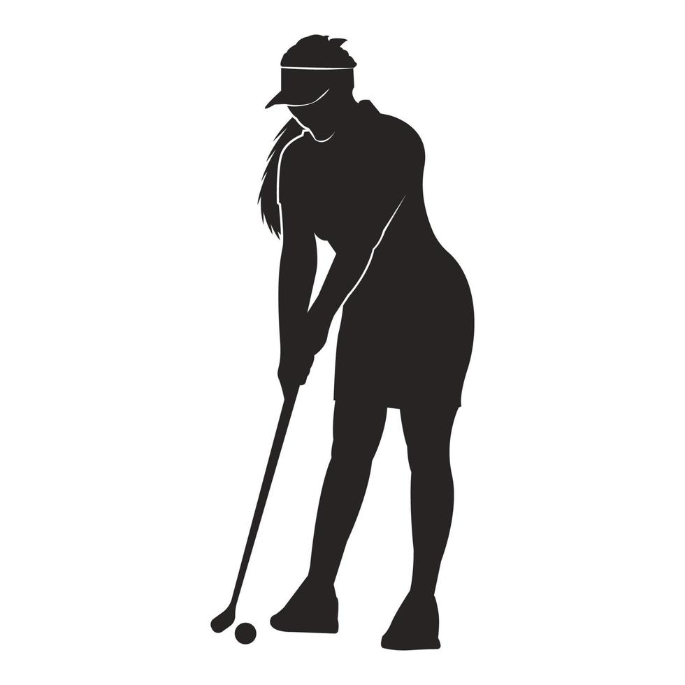 vettore di logo di golf