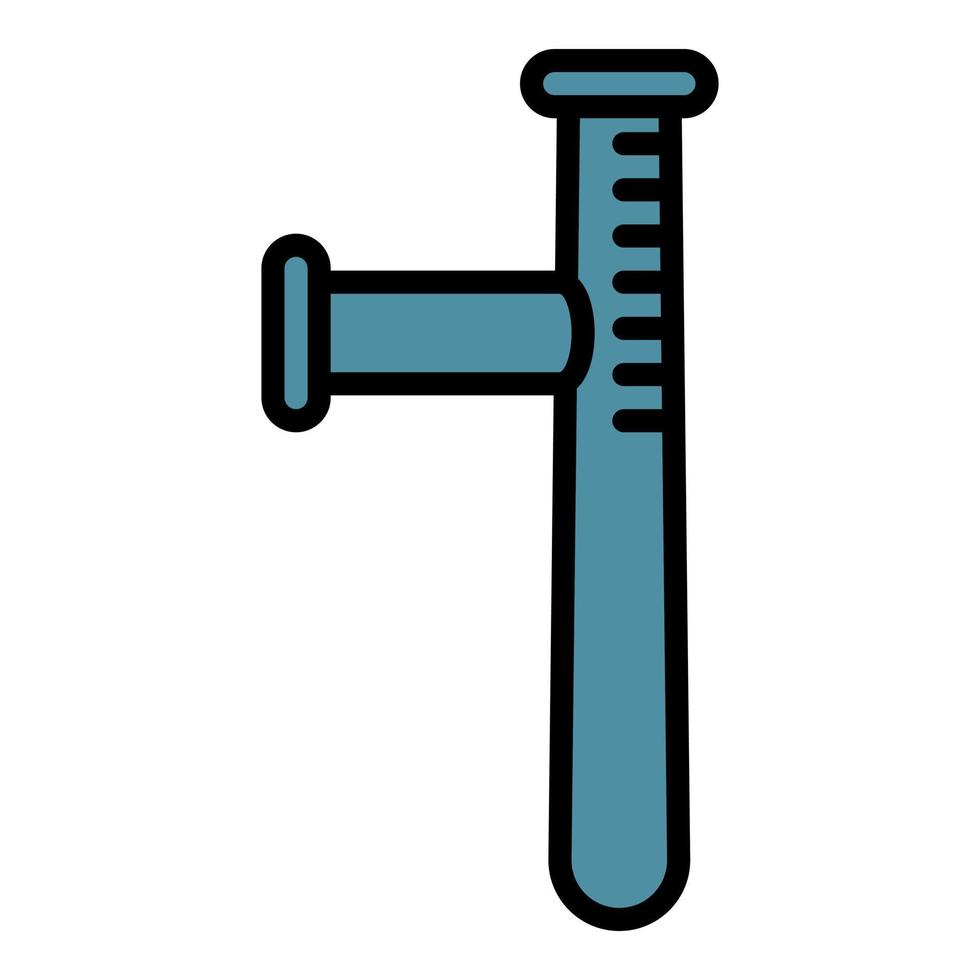 poliziotto bastone icona schema vettore. polizia attrezzatura vettore