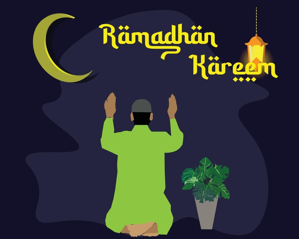 mese di Ramadhan Kareem vettore