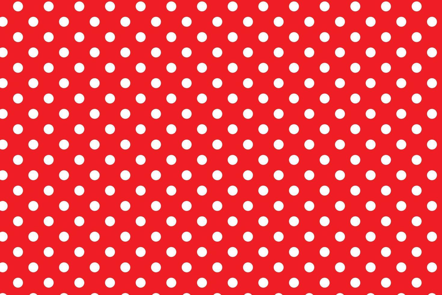 astratto bianca polka puntini su rosso sfondo modello design. vettore