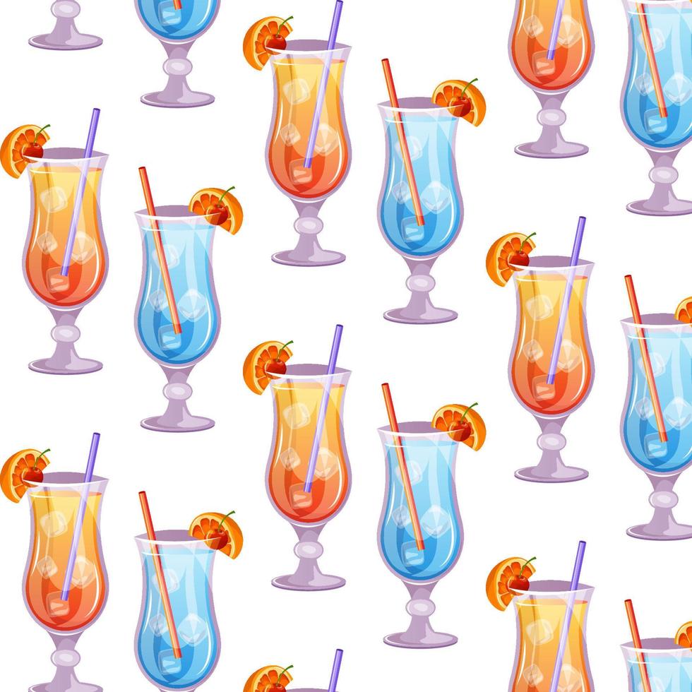 senza soluzione di continuità modello di sesso su il spiaggia, blu laguna classico cocktail. italiano aperitivo cocktail. alcolizzato bevanda per bevande bar menù. spiaggia vacanze, estate vacanza, festa, bar sbarra, ricreazione. vettore