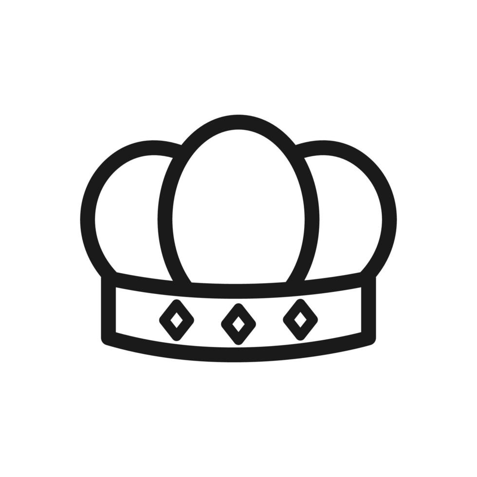 corona icona, corona logo modello vettore