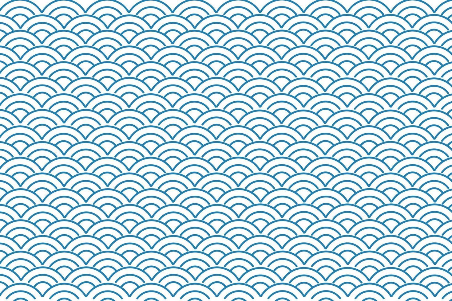 onda oceano seamless pattern vettore