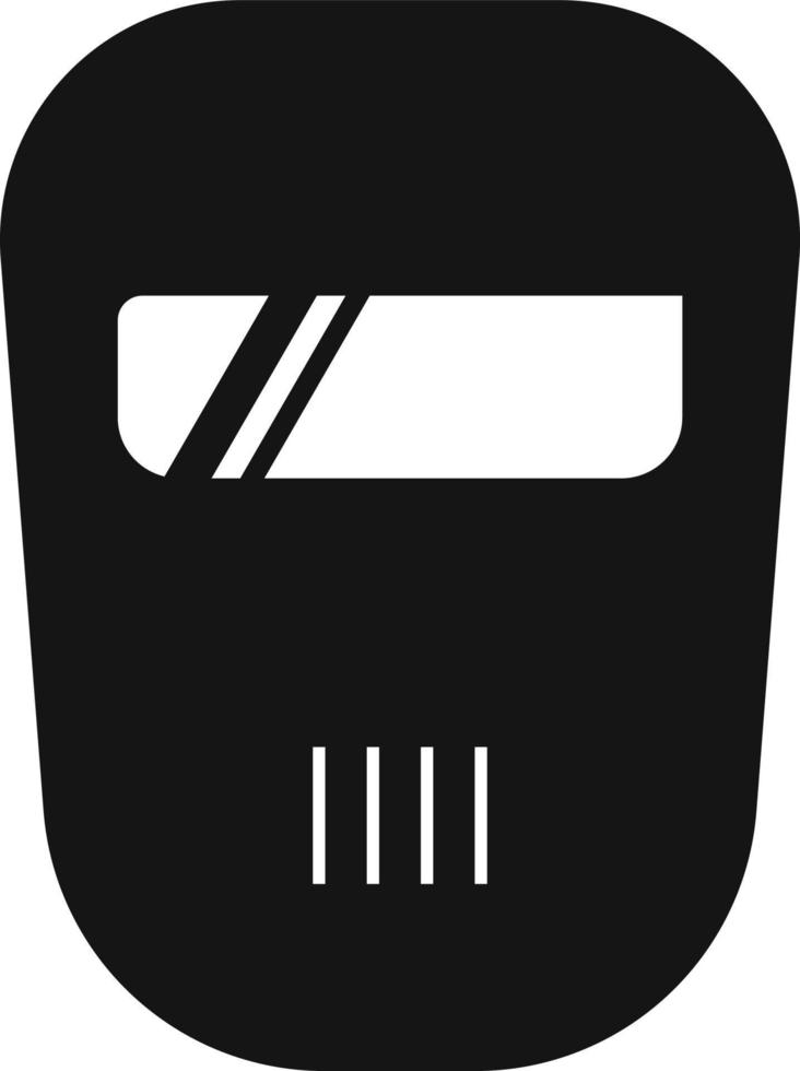 metallo saldatore casco icona. piatto metallo saldatore casco vettore icona per ragnatela design isolato su bianca sfondo