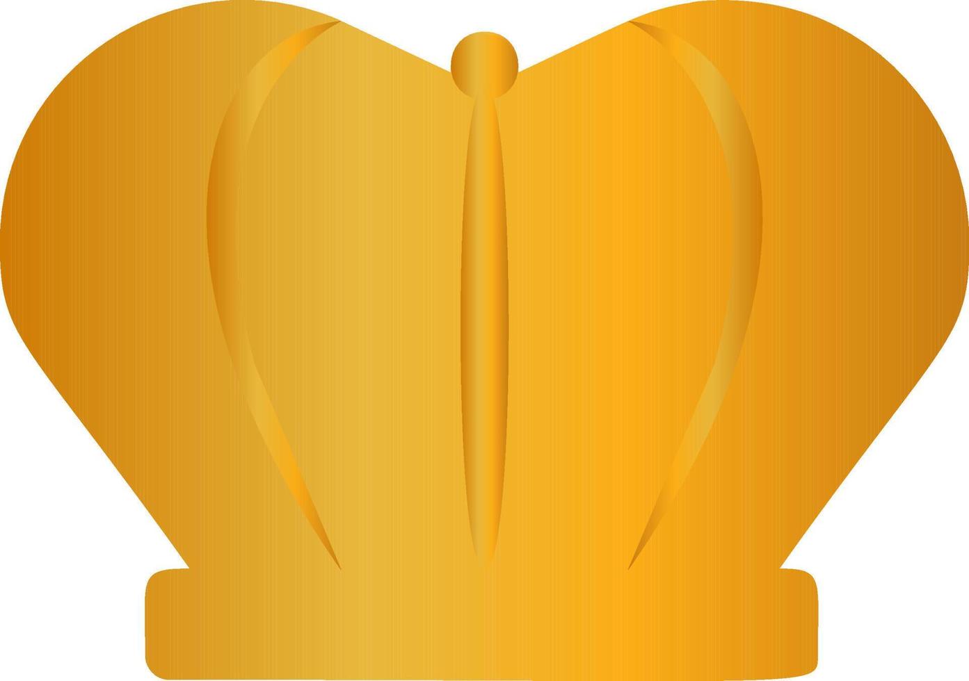 oro corona isolato su bianca sfondo. vettore illustrazione