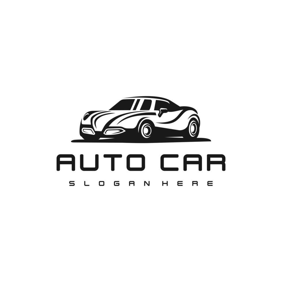 sport auto logo design. eccezionale sport auto logo. un' sport auto con scudo logotipo. vettore