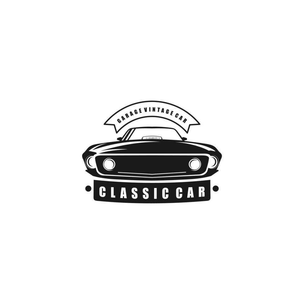 classico o Vintage ▾ auto vettore design ispirazione. auto auto logo design modello. classico veicolo simbolo logotipo. un' classico auto simbolo silhouette. Vintage ▾ auto semplice linea arte logo.