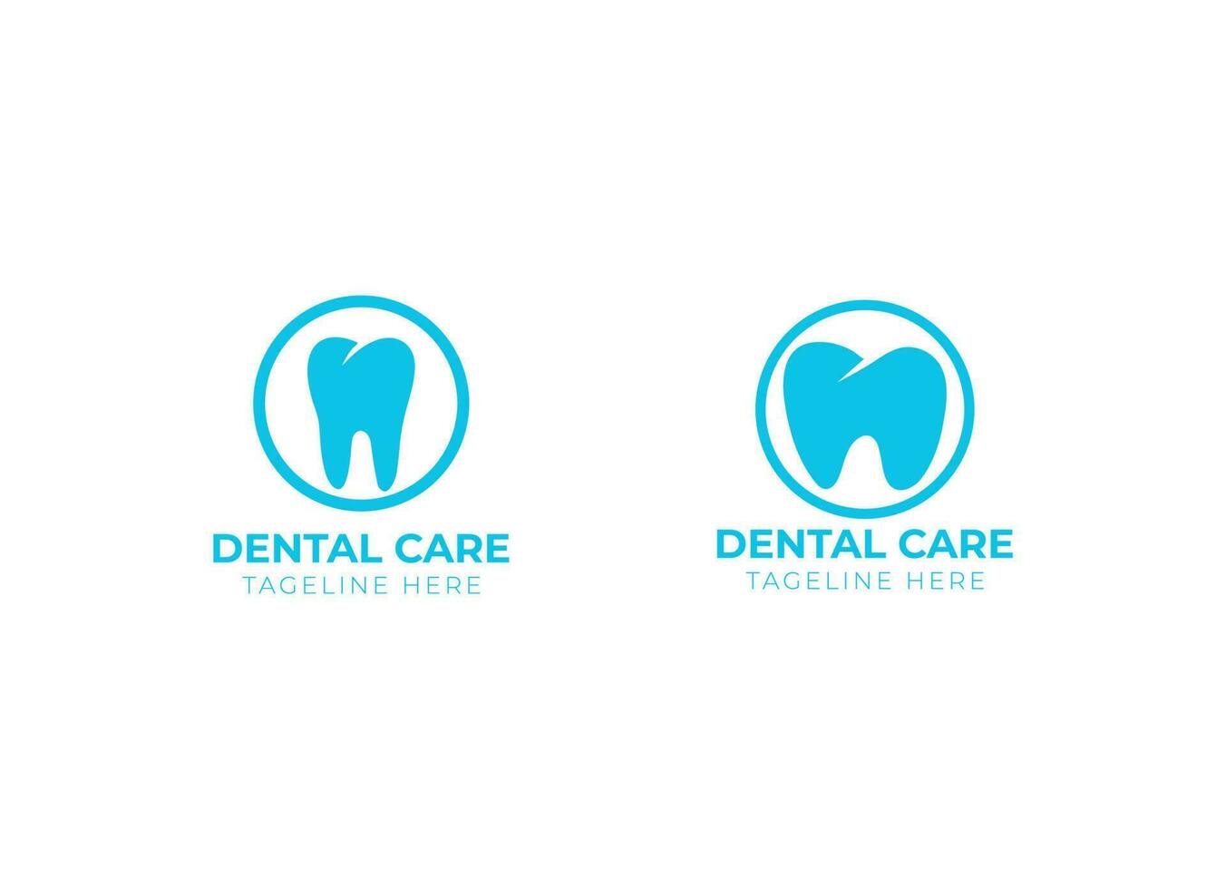 dentale clinica e dentale cura logo. dentista, denti cura o orale clinica logo vettore