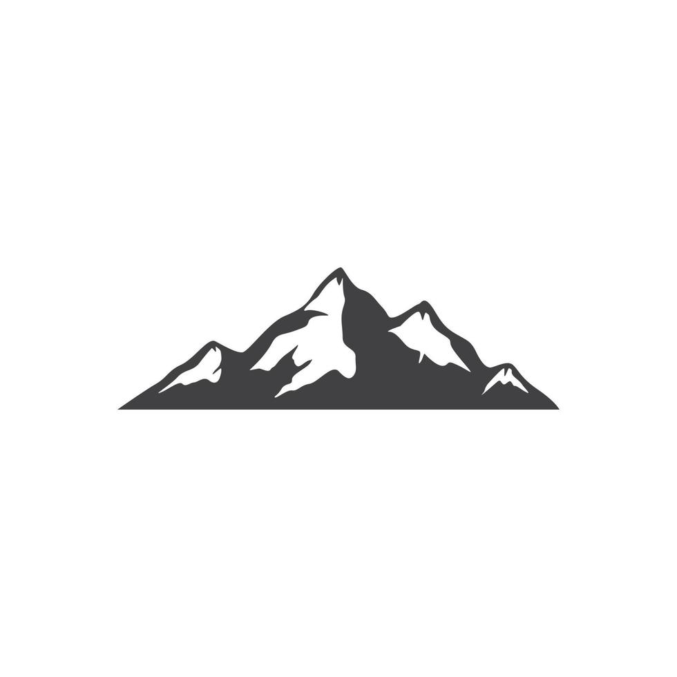 vettore logo montagna