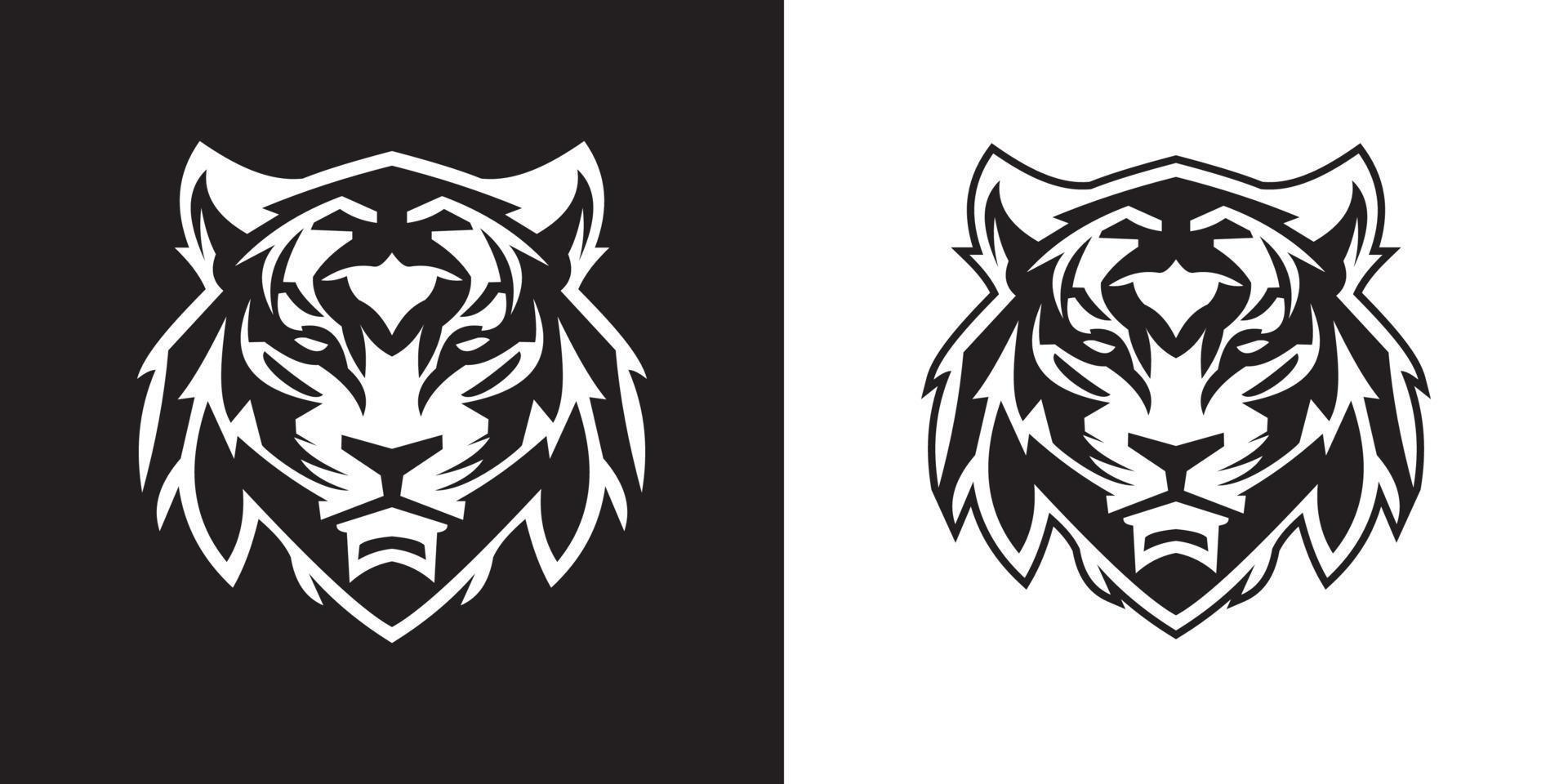 tigre testa, tigre testa tatuaggio, tigre testa logo, tigre testa portafortuna vettore