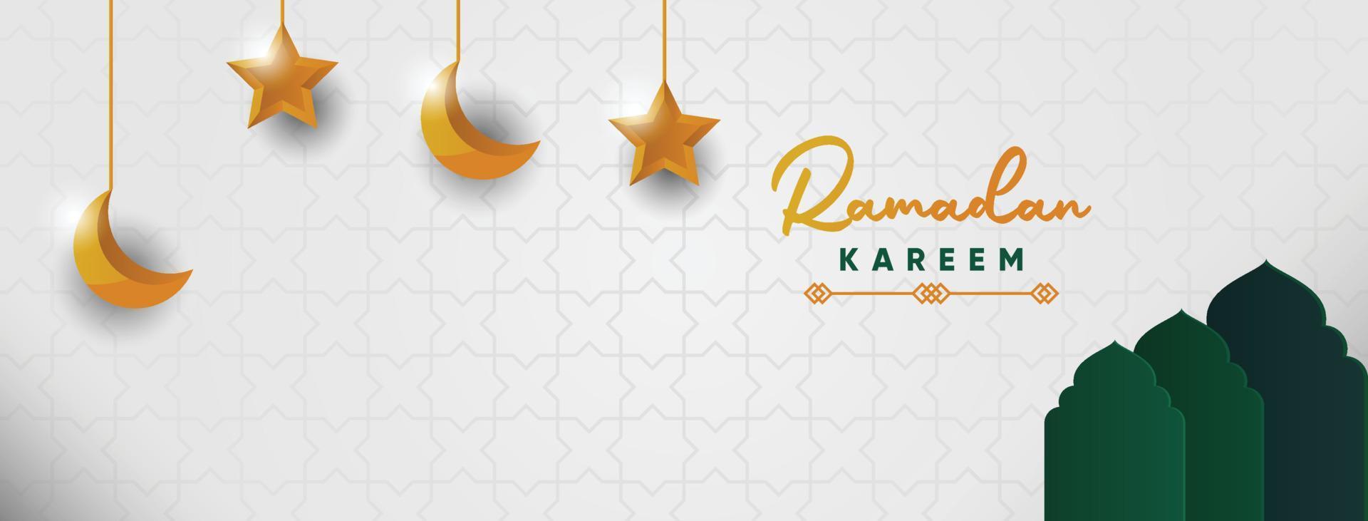 semplice Ramadan kareem vettore