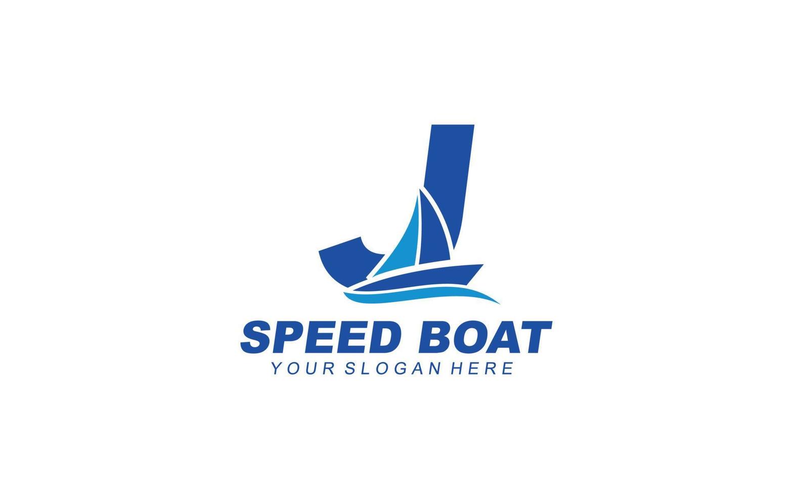 j barca logo design ispirazione. vettore lettera modello design per marca.