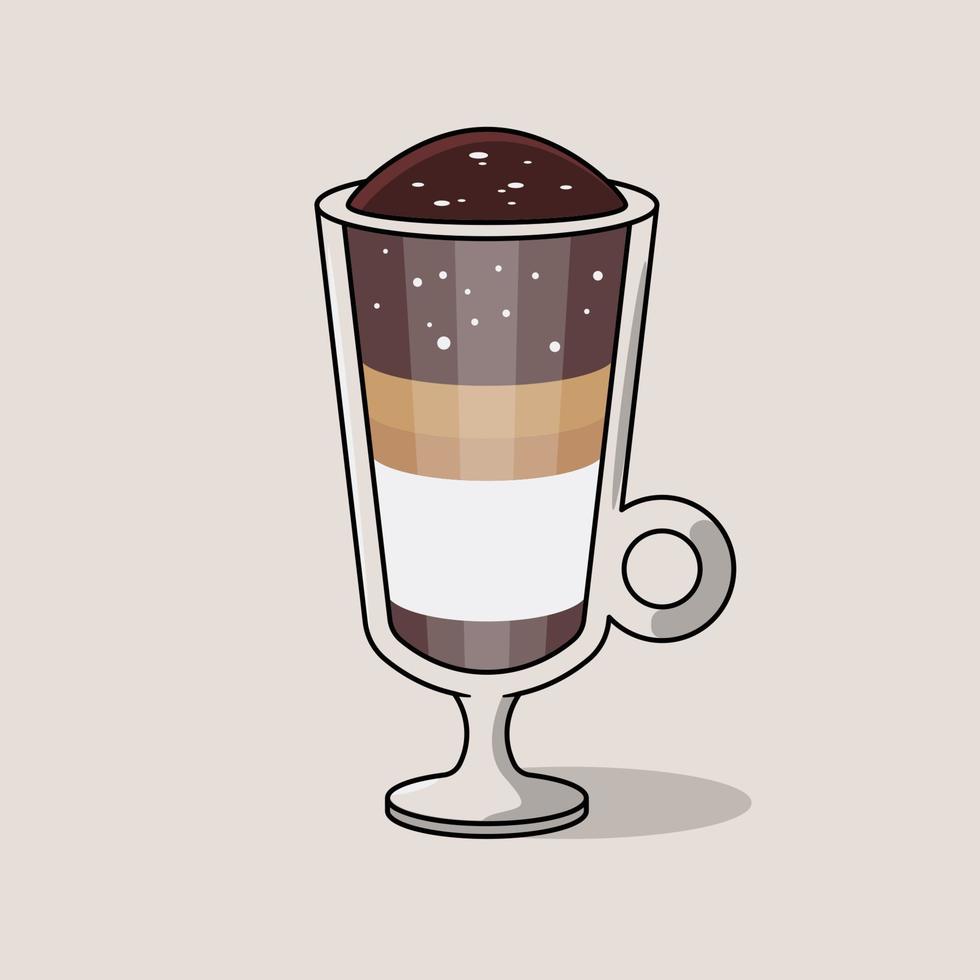 delizioso caffè tazza ilustration vettore