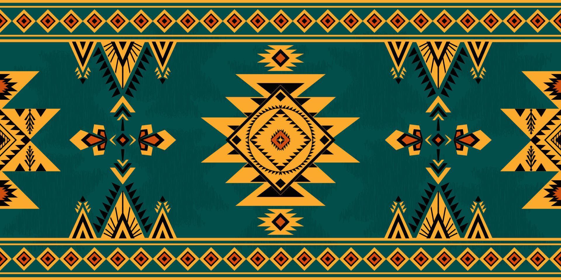 astratto geometrico tessuto modello nel navajo stile vettore