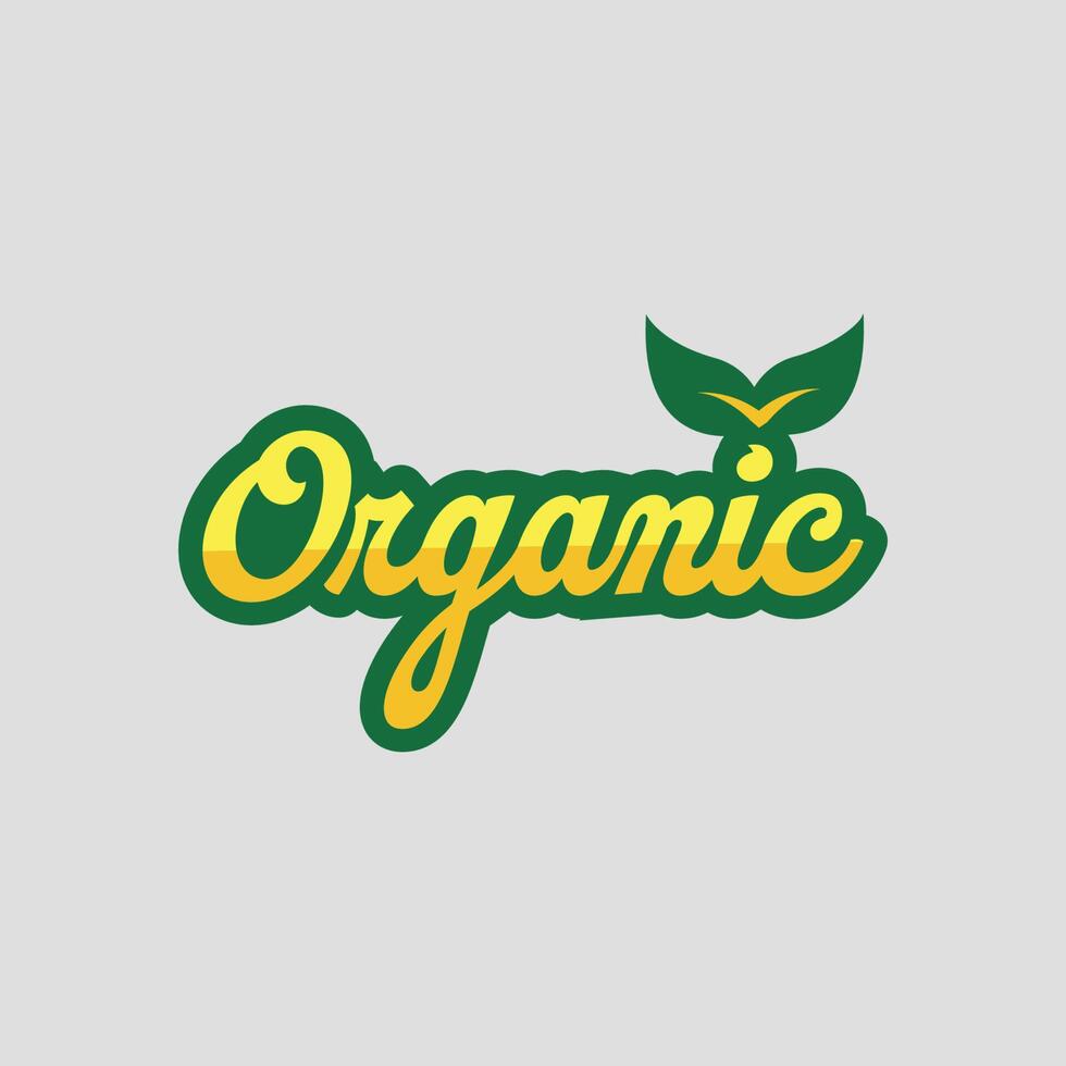 design del logo organico vettore