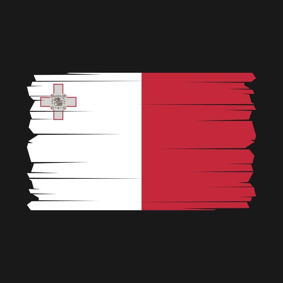 Malta bandiera vettore illustrazione