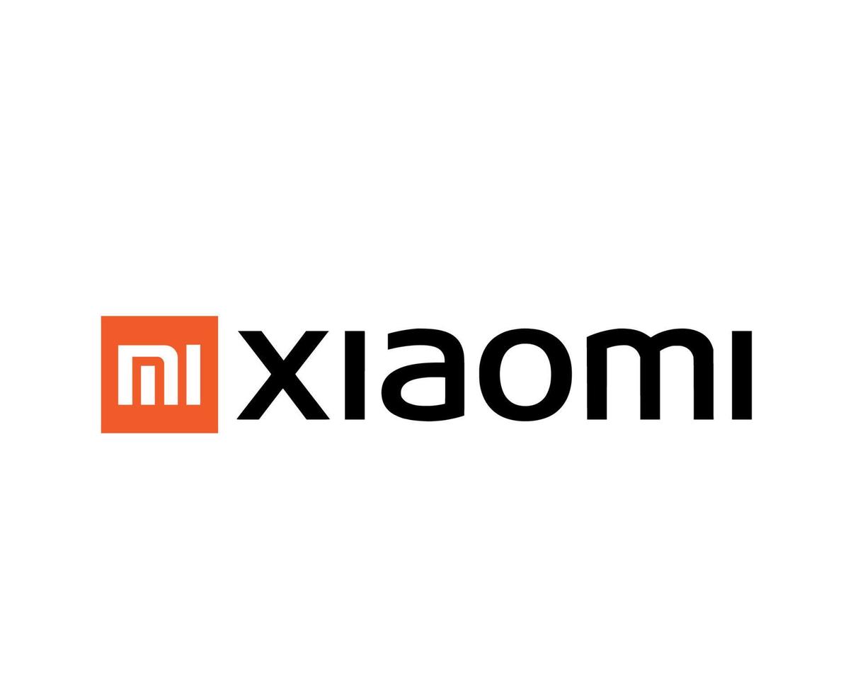 xiaomi marca logo Telefono simbolo design Cinese mobile vettore illustrazione