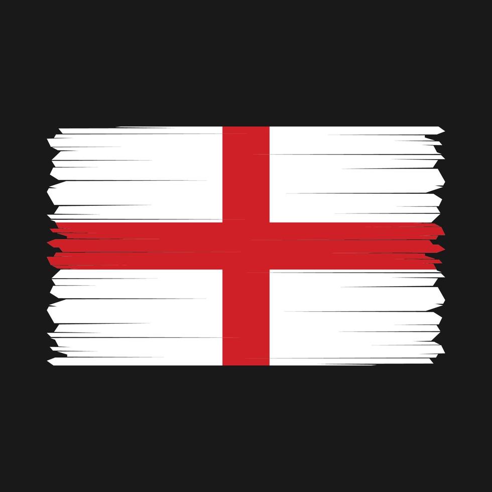 Inghilterra bandiera vettore illustrazione