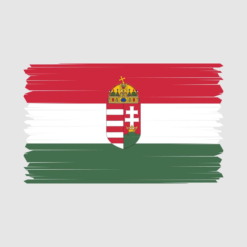 Ungheria bandiera vettore illustrazione