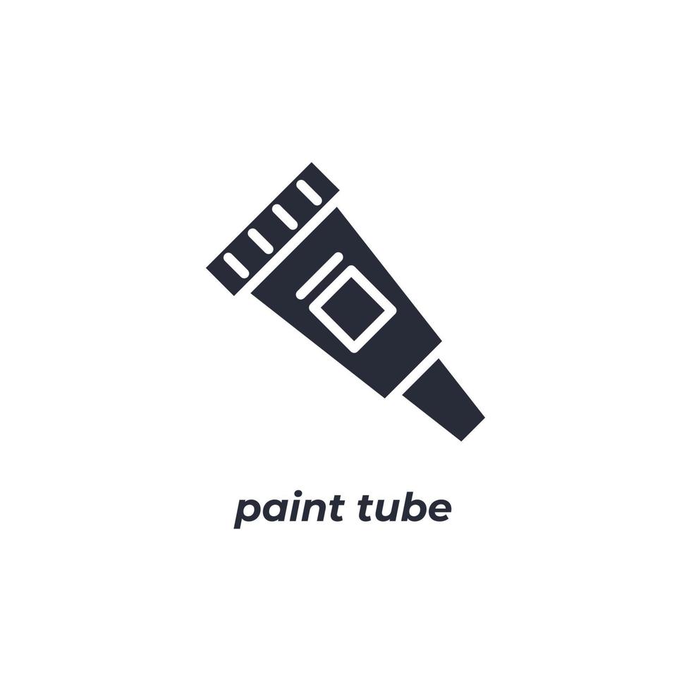 vettore cartello dipingere tubo simbolo è isolato su un' bianca sfondo. icona colore modificabile.