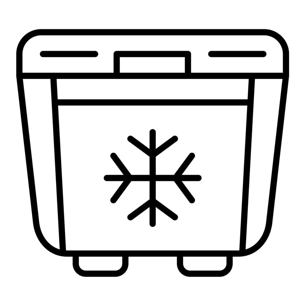 congelatore vettore icona
