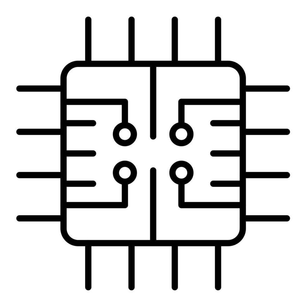 icona vettore circuito
