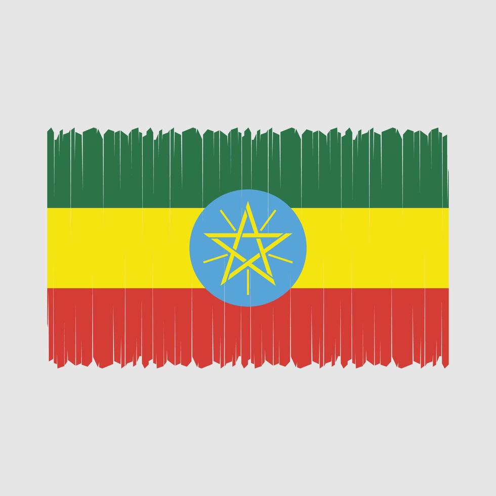 vettore bandiera etiopia