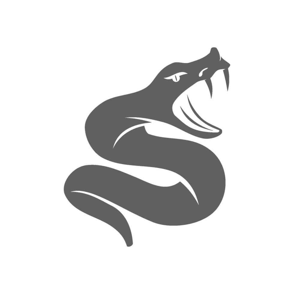 serpente arrabbiato modello design illustrazione vettoriale isolato