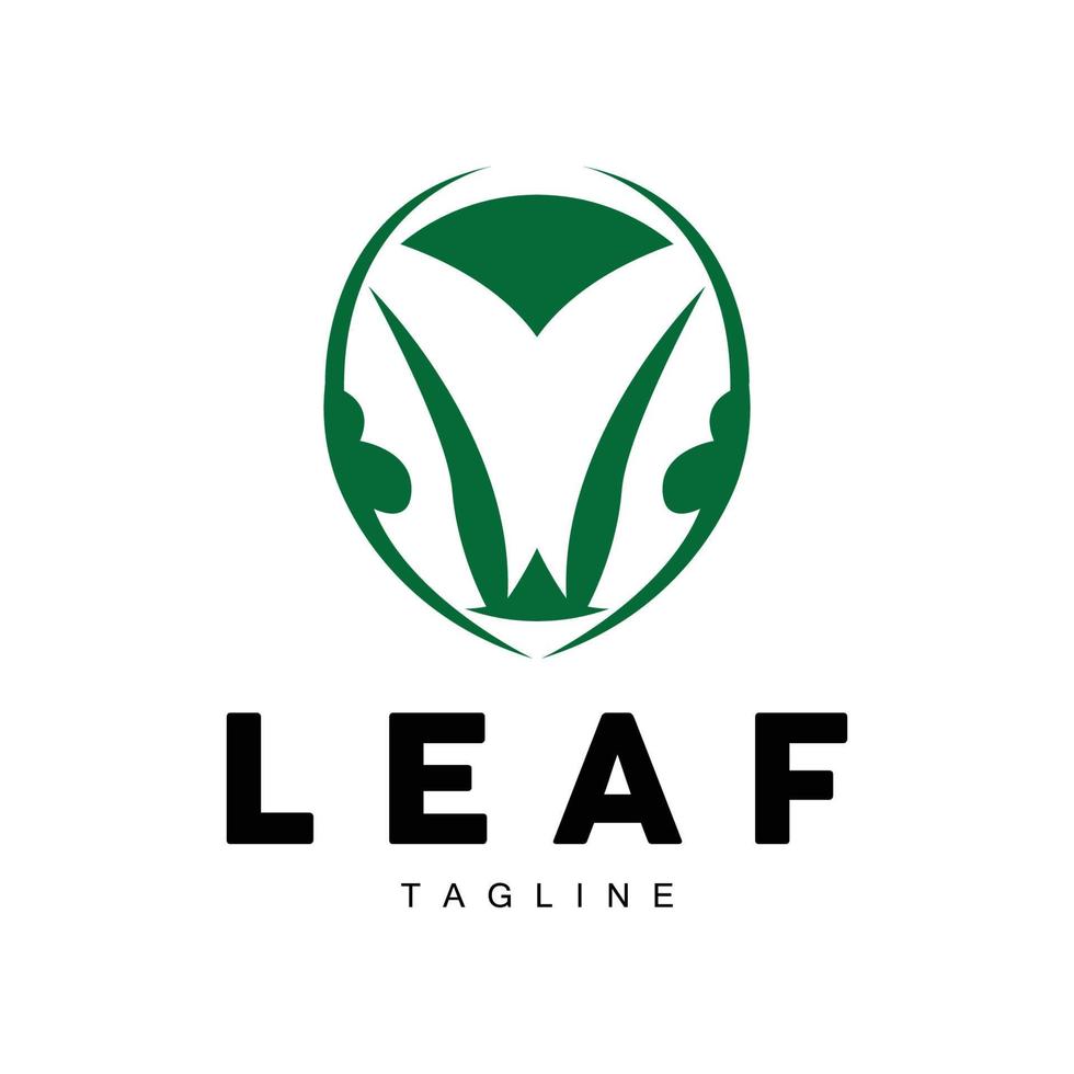 verde foglia logo, ecologia naturale pianta vettore, natura disegno, illustrazione modello icona vettore