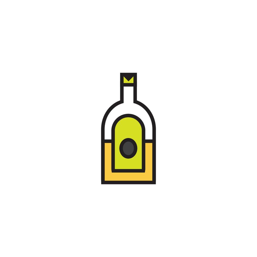 alcool icona vettore design