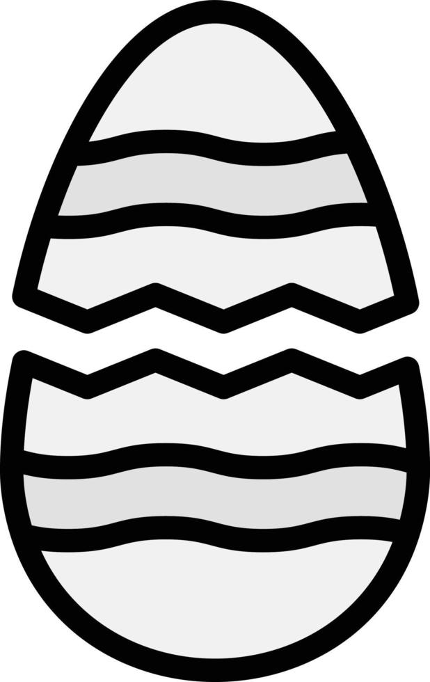 illustrazione del design dell'icona del vettore dell'uovo rotto