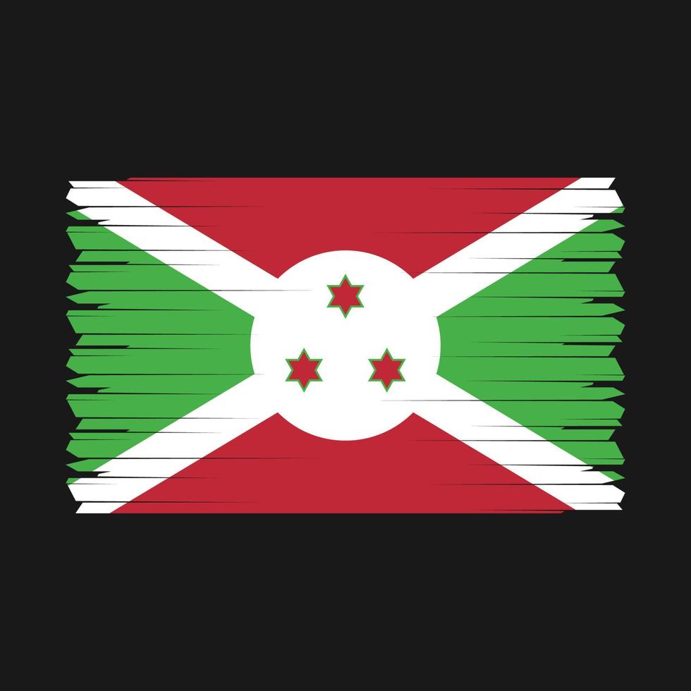 vettore di bandiera del burundi