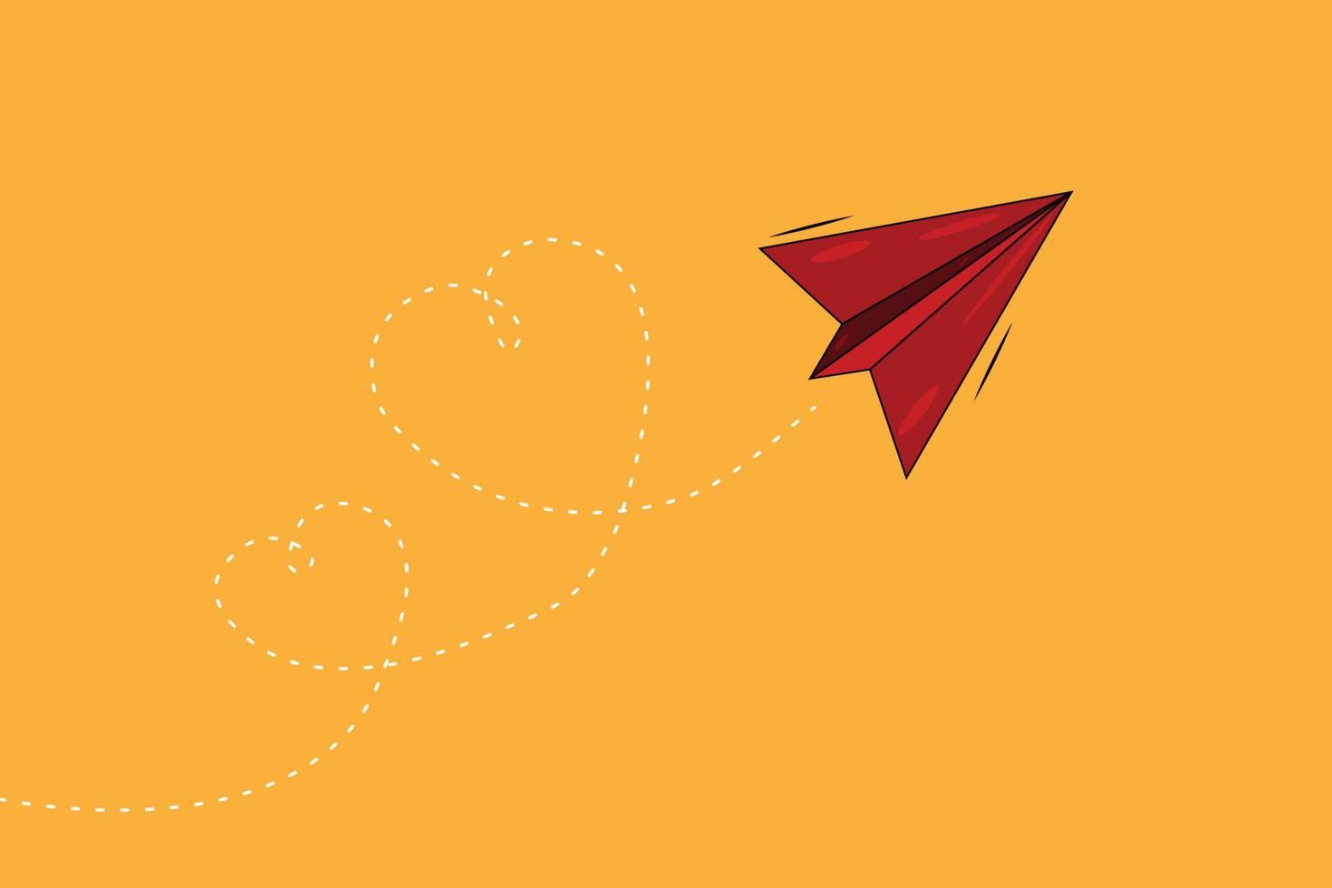 carta aereo scarabocchio vettore cartone animato icona illustrazione
