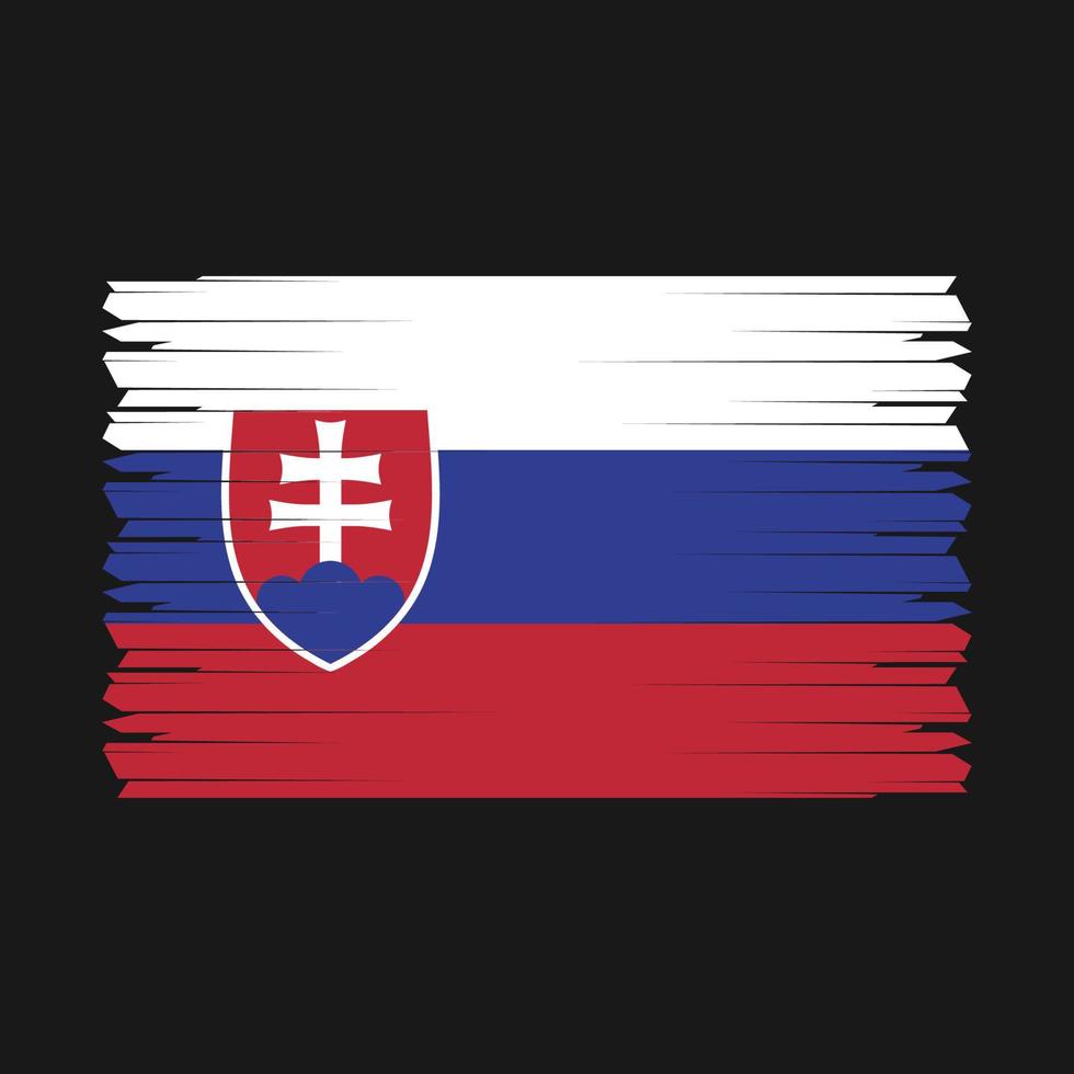 vettore di bandiera slovacchia