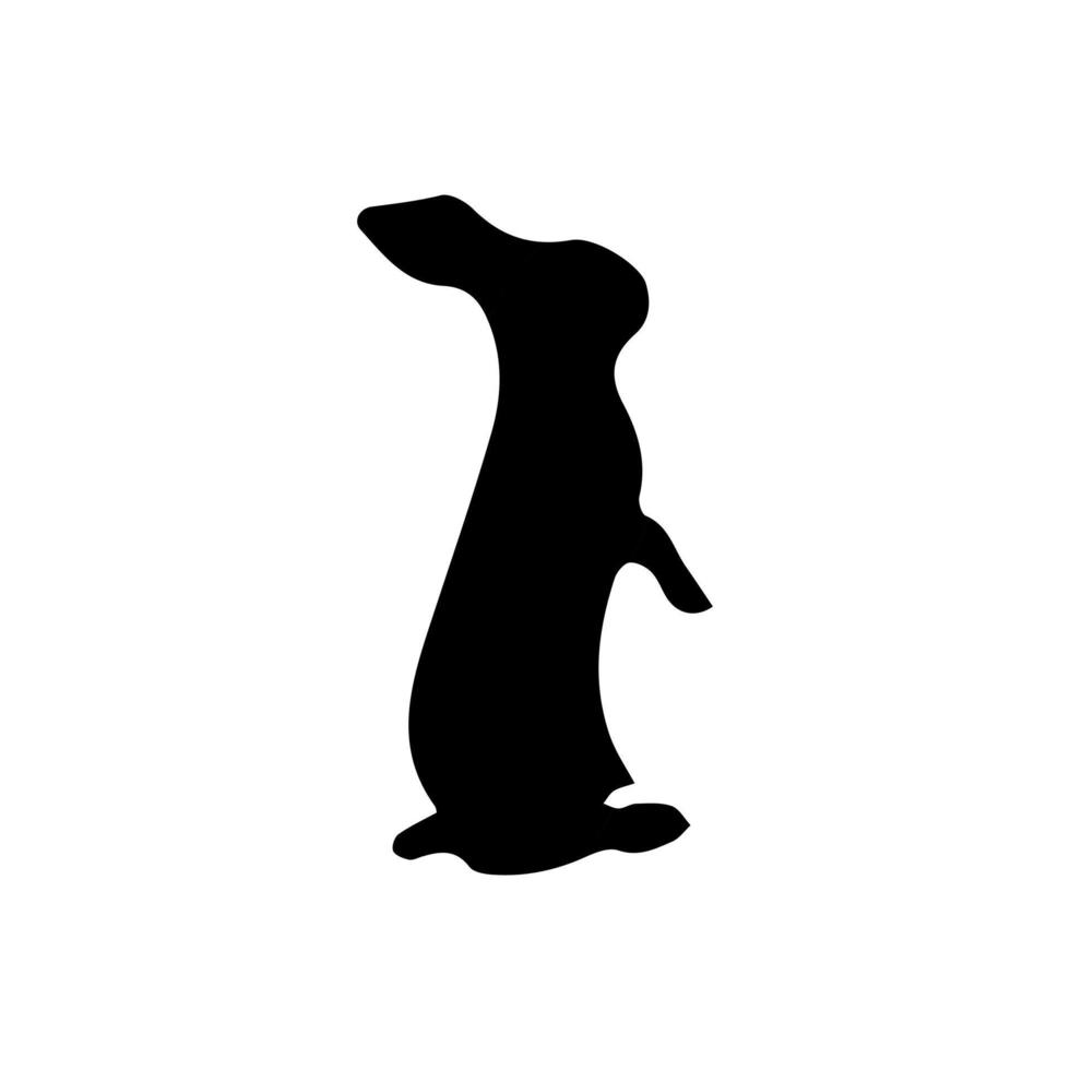 coniglio icona, Pasqua coniglietto animale simbolo. lineare stile cartello per mobile concetto e ragnatela design. coniglio simbolo logo illustrazione. vettore grafica - vettore. nero lato silhouette di un' coniglio.