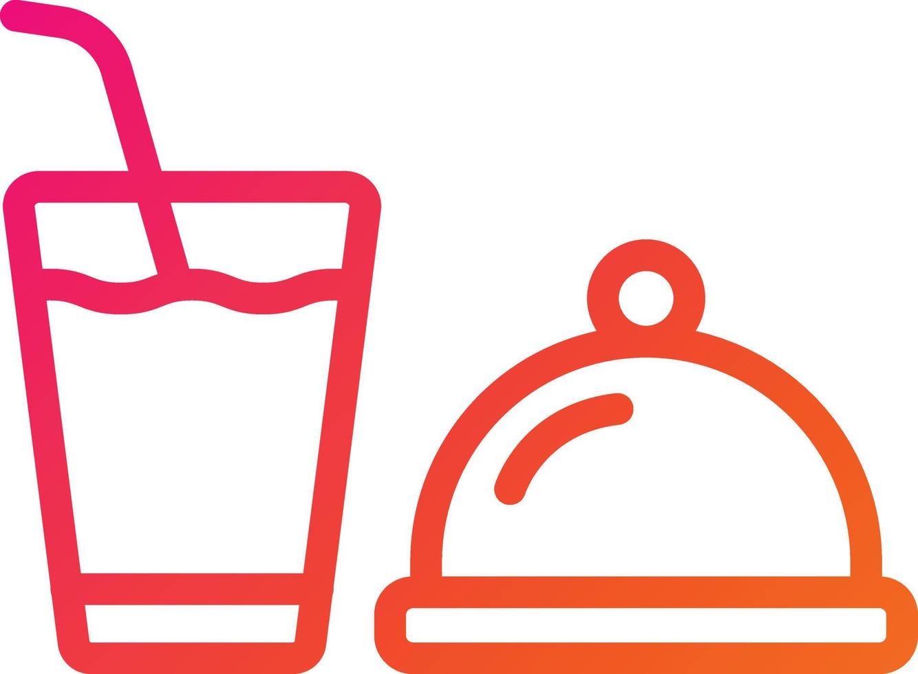 illustrazione del design dell'icona del vettore di cibo