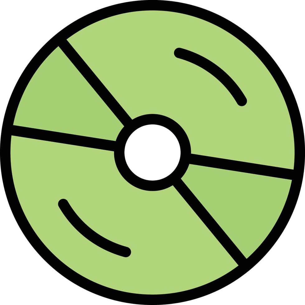illustrazione del design dell'icona del vettore cd