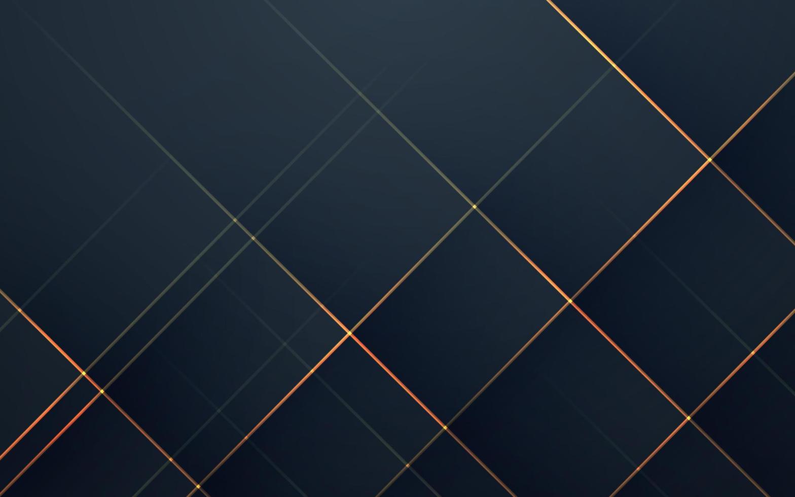 moderno astratto nero d'oro linea leggero dinamico forma composizione sfondo. eps10 vettore