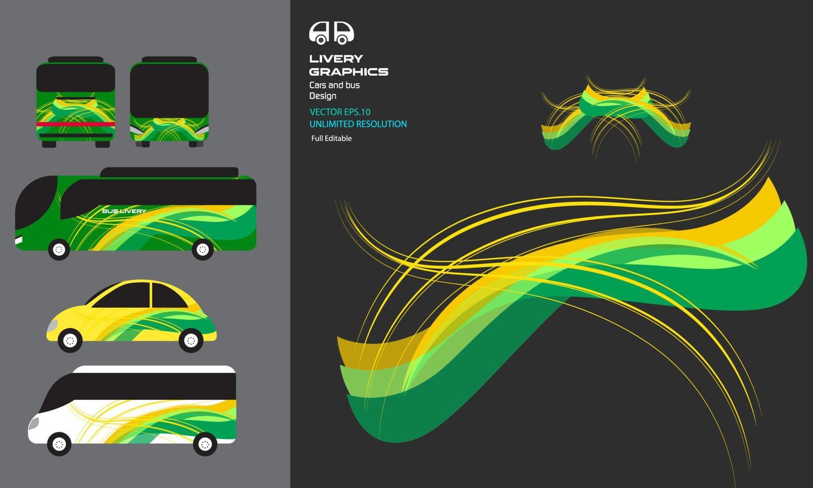 auto avvolgere livrea design sfondo vettore