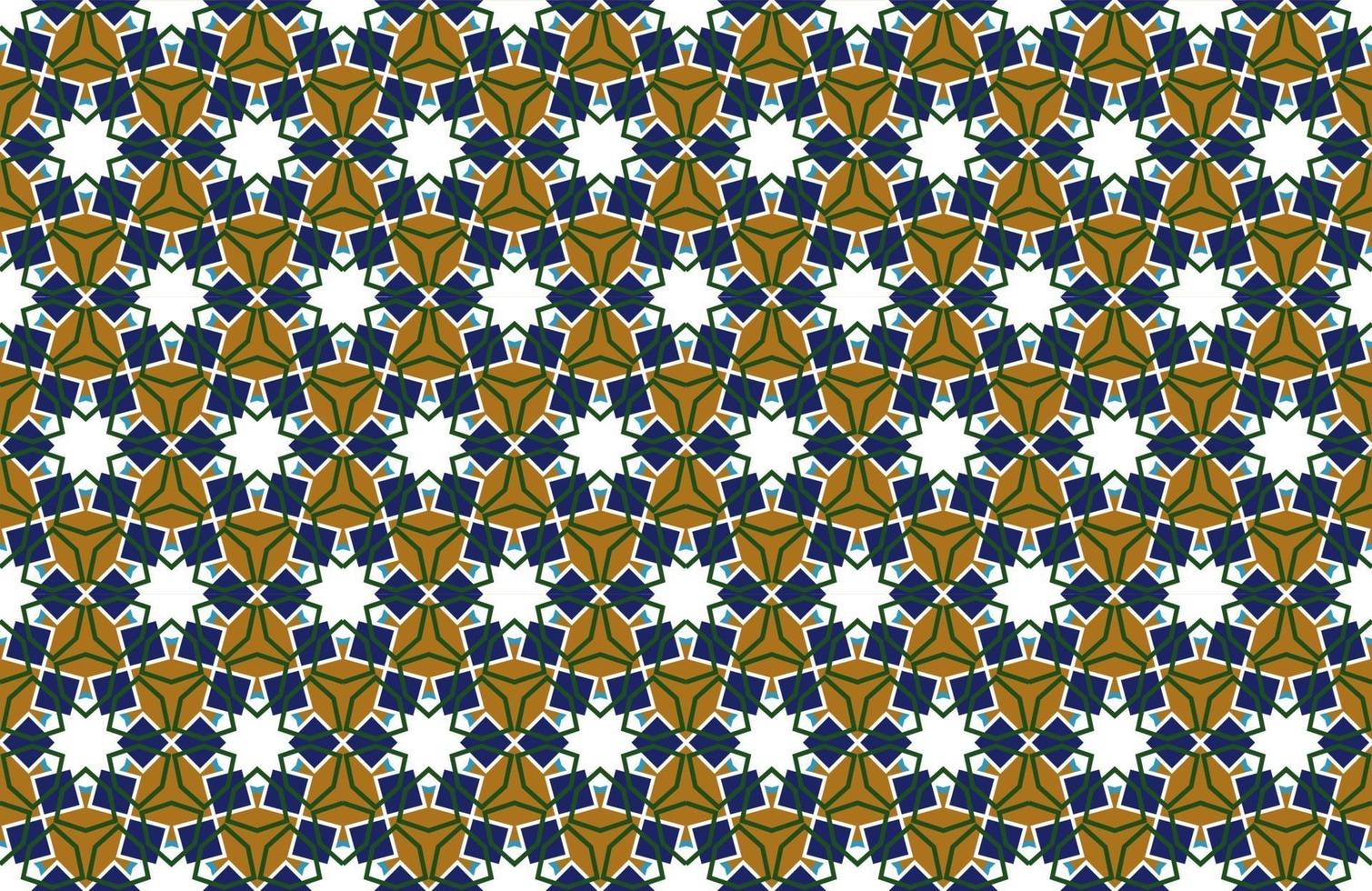 Fondo senza cuciture del modello arabo in stile islamico. sfondo geometrico ornamento musulmano. illustrazione di carta da parati eps10 vettoriale