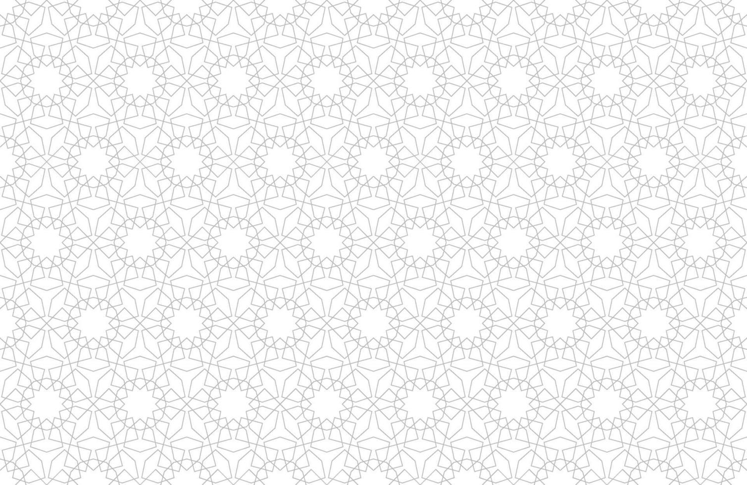 Fondo senza cuciture del modello arabo in stile islamico. sfondo geometrico ornamento musulmano. illustrazione di carta da parati eps10 vettoriale