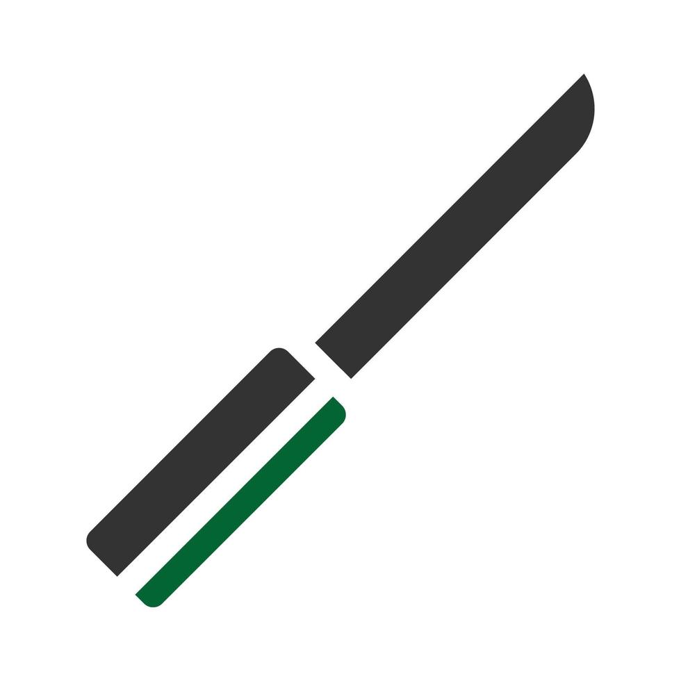 coltello icona solido stile grigio verde colore militare illustrazione vettore esercito elemento e simbolo Perfetto.