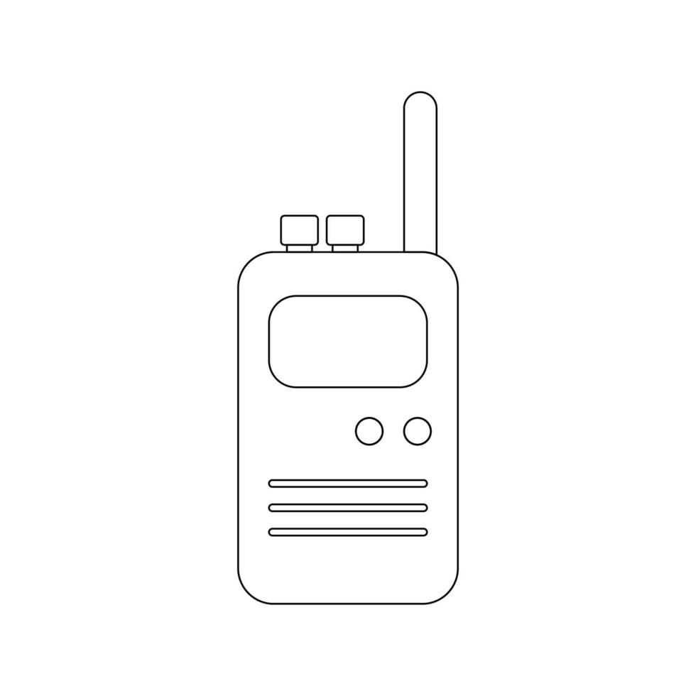 walkie talkie icona vettore