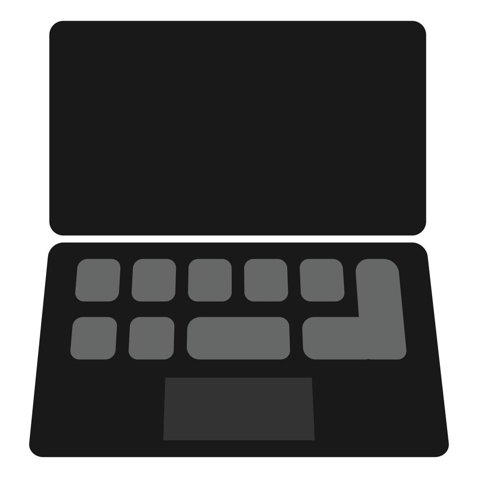 vettore icona laptop