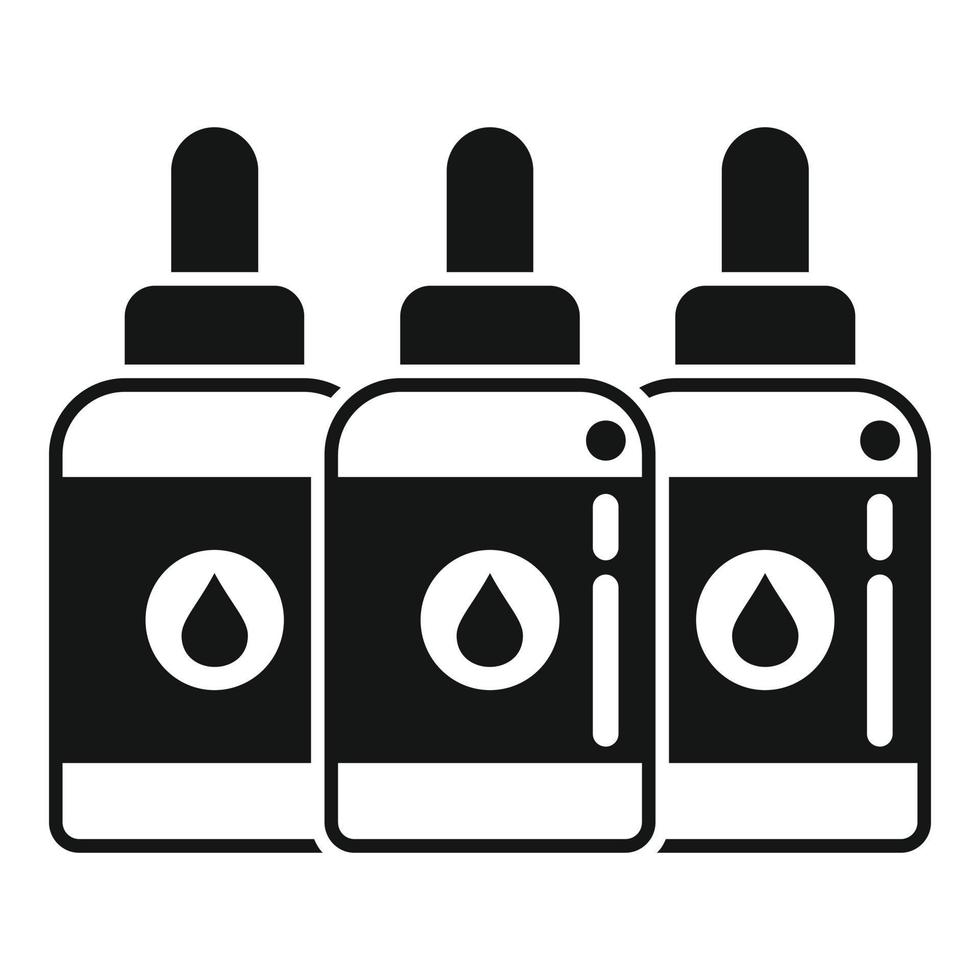 stampante riempire inchiostro bottiglie icona semplice vettore. digitale Stampa vettore