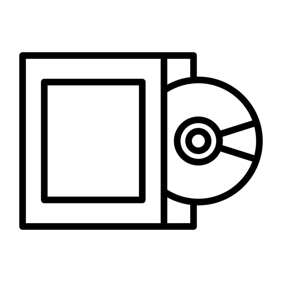 compatto disco vettore icona