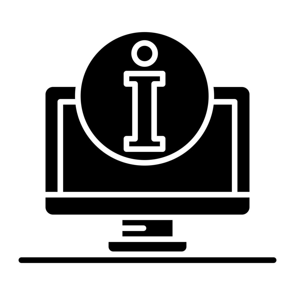 digitale informazione vettore icona