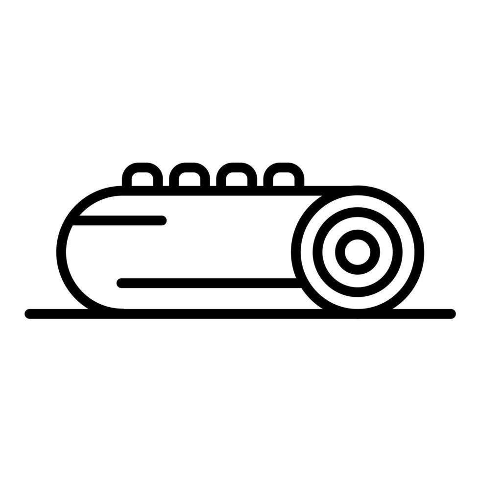 schiuma rullo vettore icona