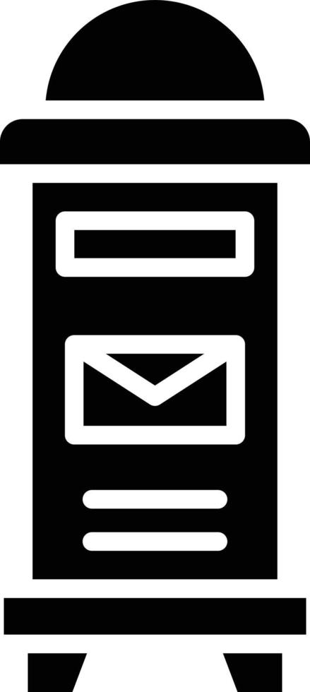 illustrazione del design dell'icona di vettore della cassetta postale