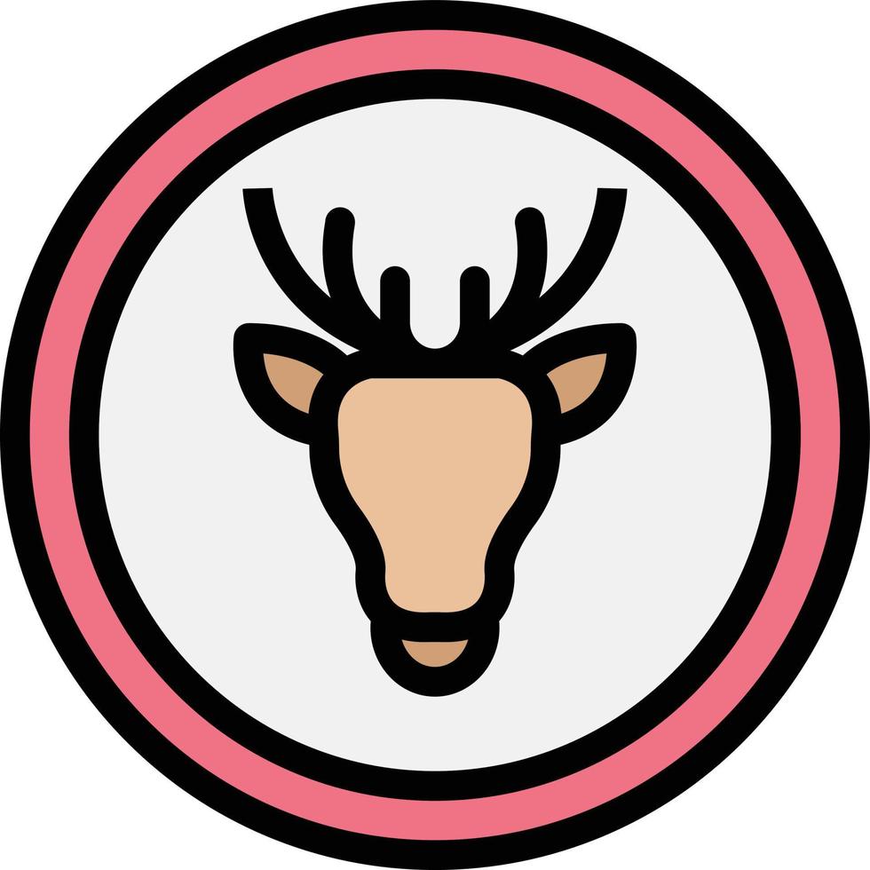 illustrazione del disegno dell'icona di vettore di animali selvatici